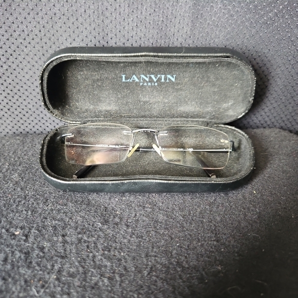Lanvin LV 3105 Rimless Eyeglasses LV 3105 C. 03 Silver 52-19mm Made France